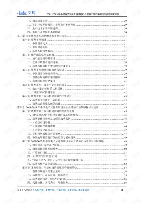 2021-2025年中國電子元件專用設備行業調研與塔基市場戰略分析